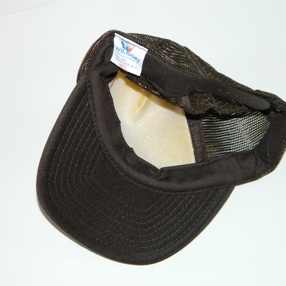 Vintage 1970's Church’s Fried Chicken Restaurant Snapback Baseball Cap Brown - Picture 8 of 13